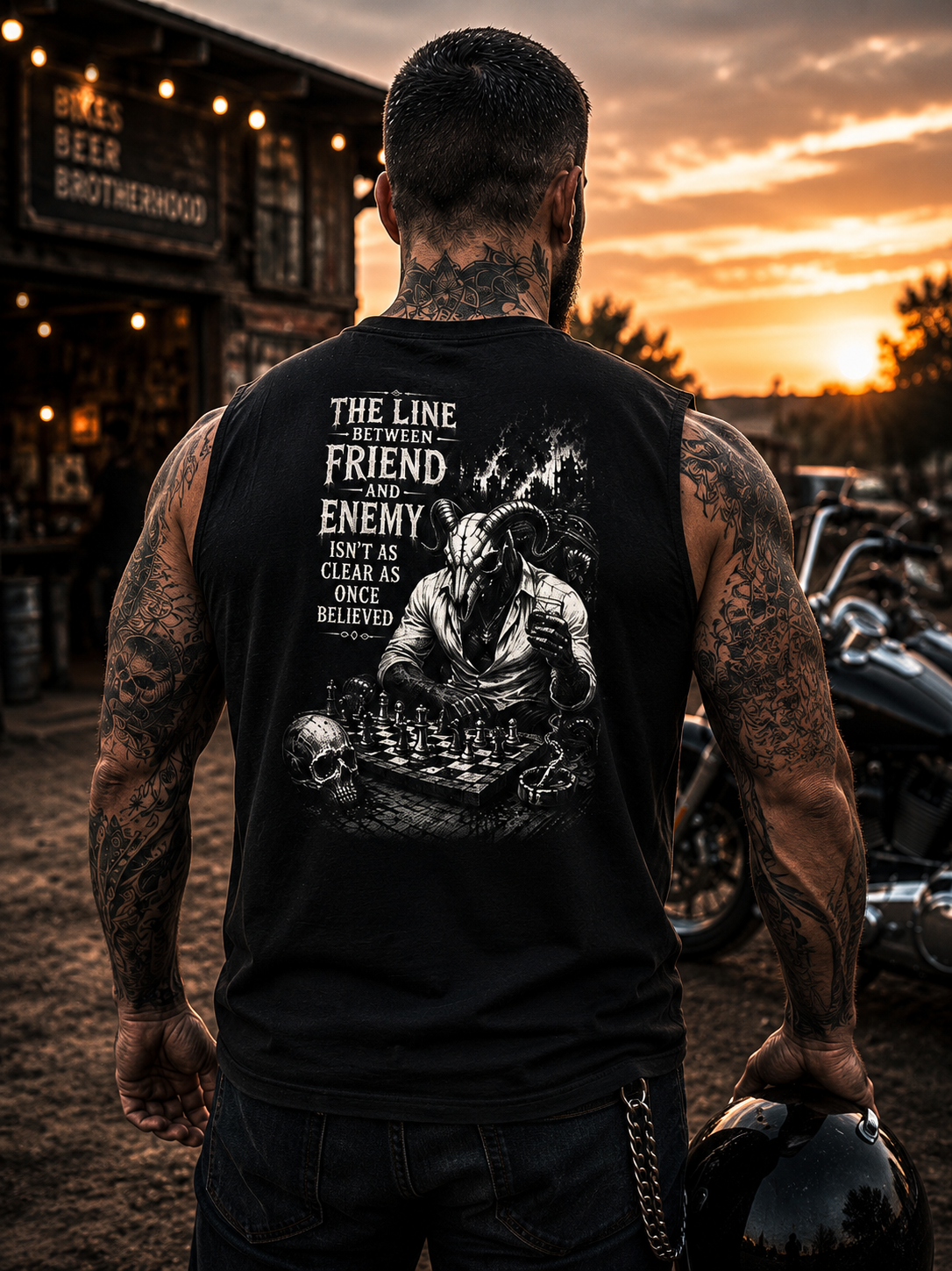THE LINE BETWEEN FRIEND AND ENEMY