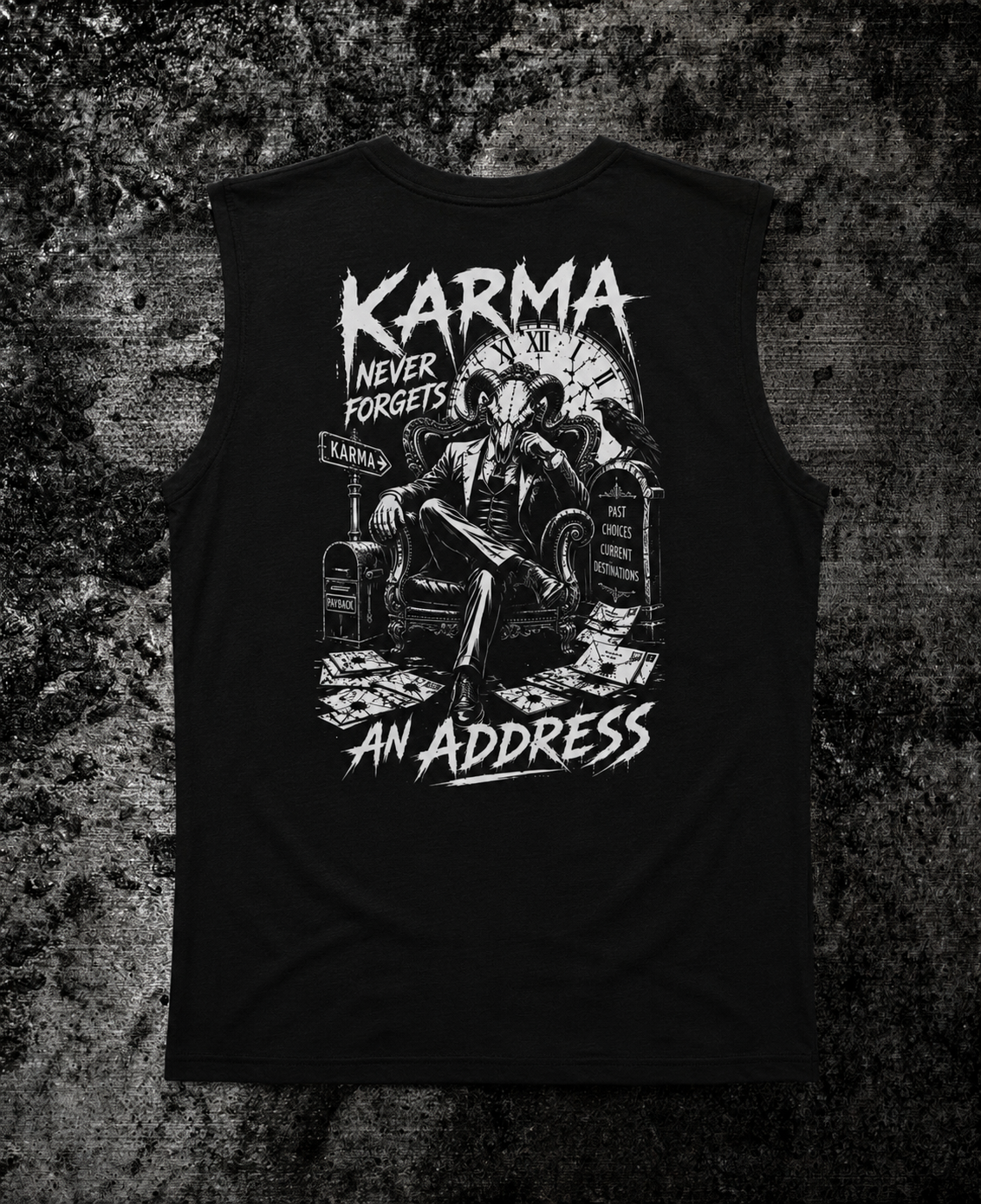 KARMA NEVER FORGETS AN ADDRESS