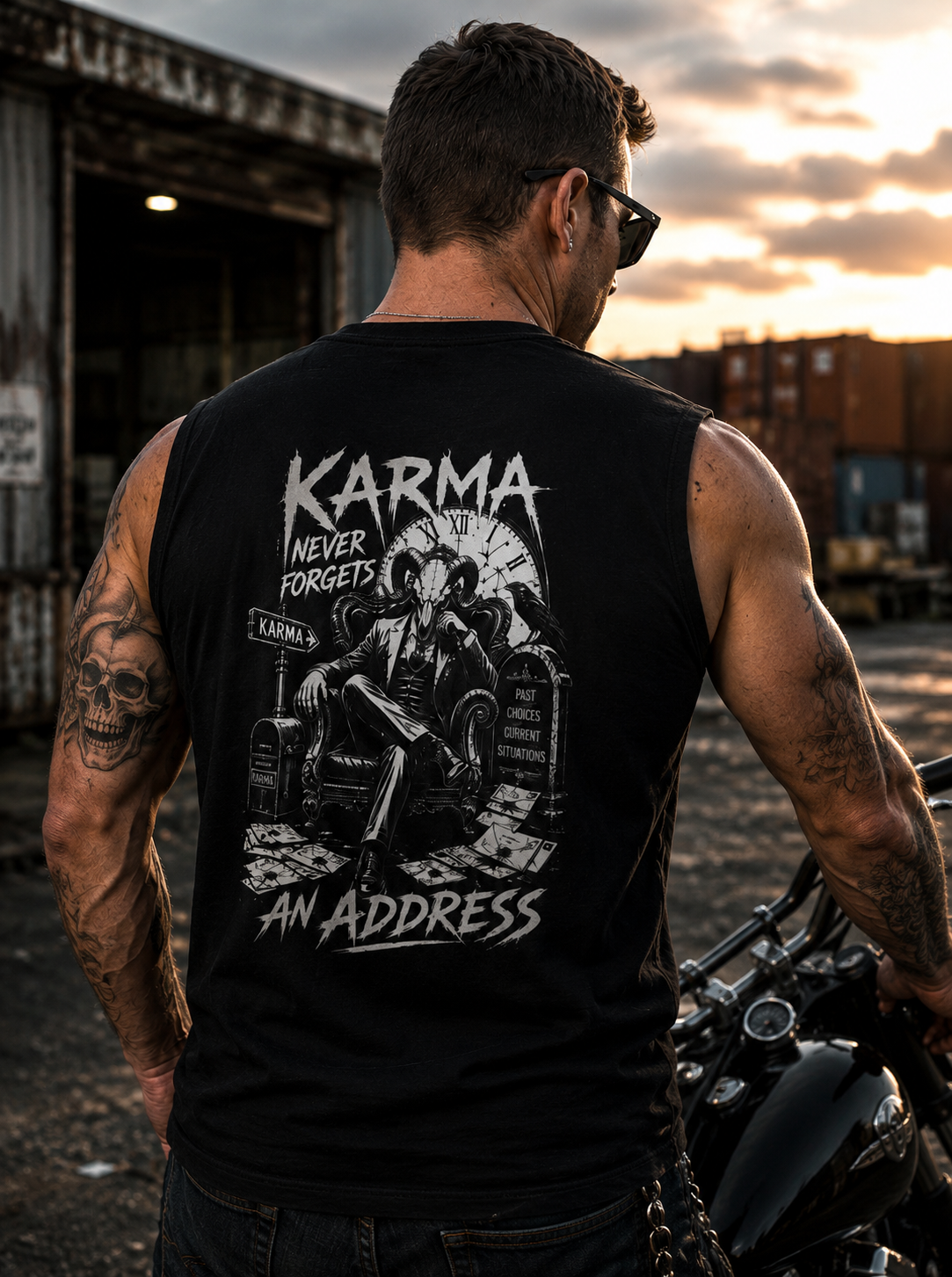 KARMA NEVER FORGETS AN ADDRESS